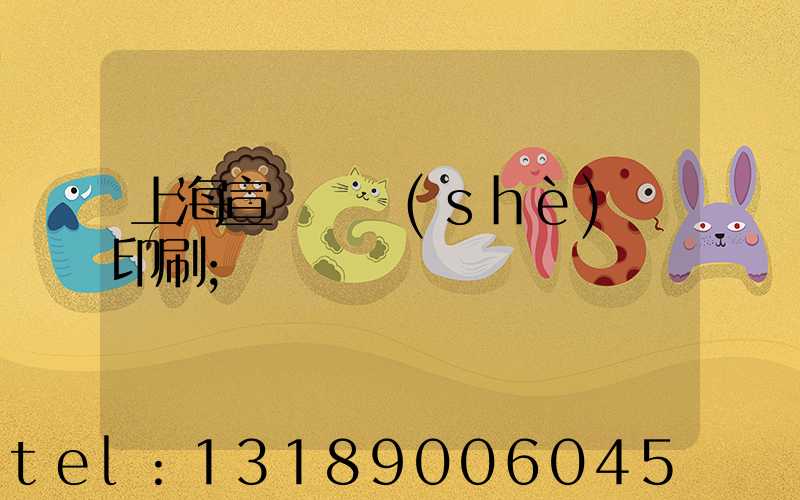 上海宣傳冊設(shè)計印刷