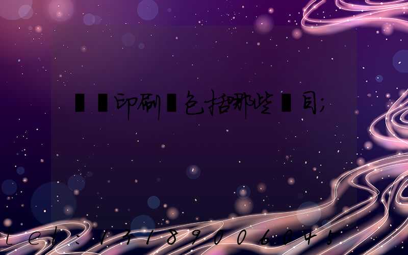 報賬印刷費包括哪些項目