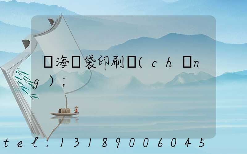 瓊海紙袋印刷廠(chǎng)