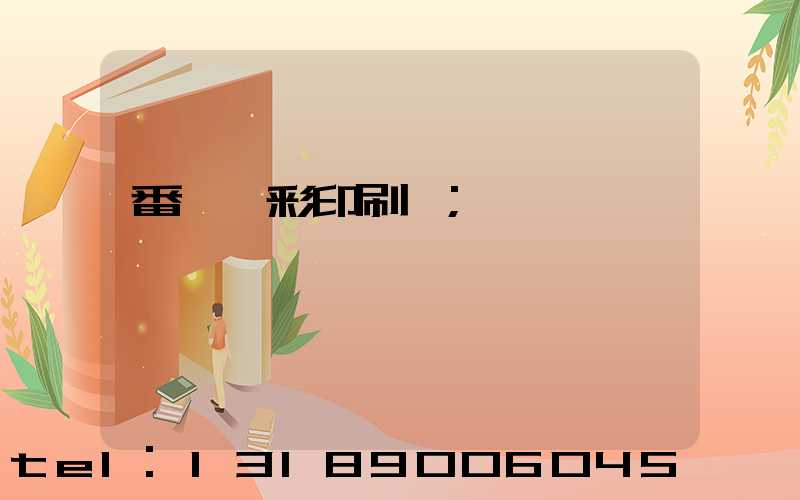 番禺藝彩印刷廠